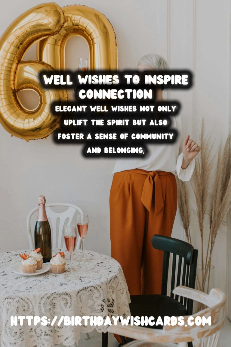 Elegant Well Wishes That Inspire Connection