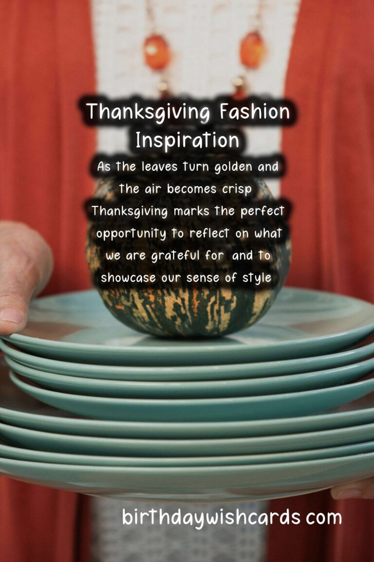 Embrace the Season: Thanksgiving Fashion Trends You Can’t Miss