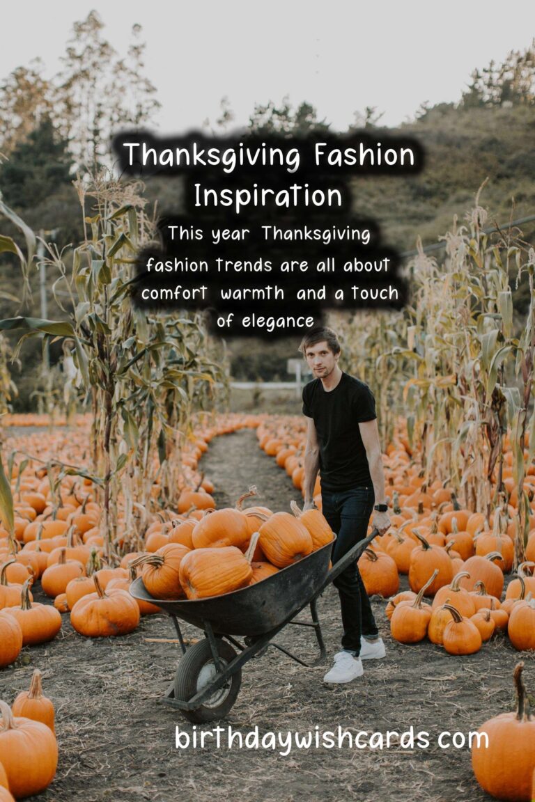 Embrace the Season: Thanksgiving Fashion Trends You Can't Miss