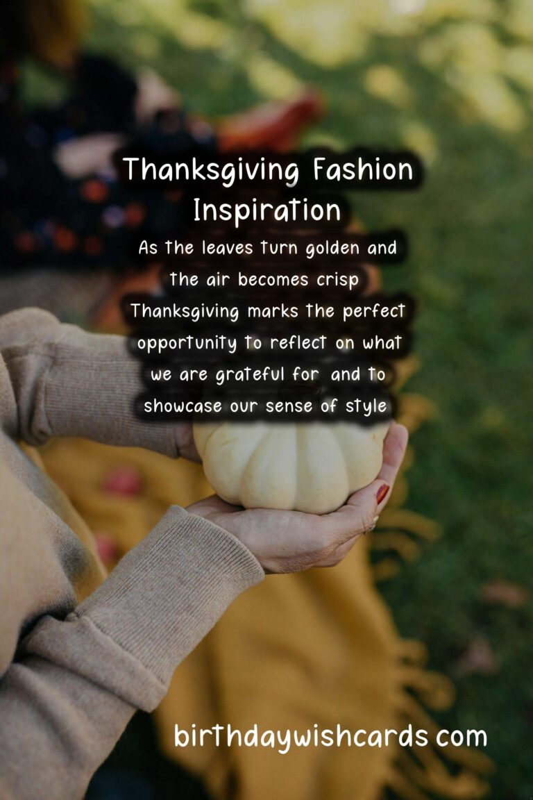 Embrace the Season: Thanksgiving Fashion Trends You Can't Miss