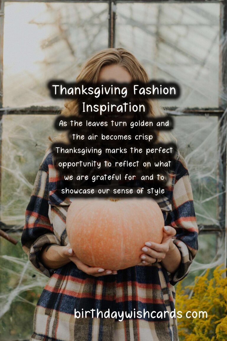 Embrace the Season: Thanksgiving Fashion Trends You Can't Miss