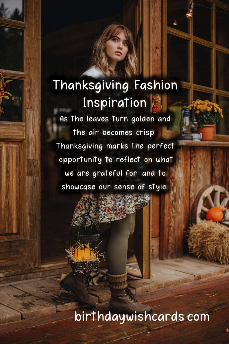 Embrace the Season: Thanksgiving Fashion Trends You Can't Miss