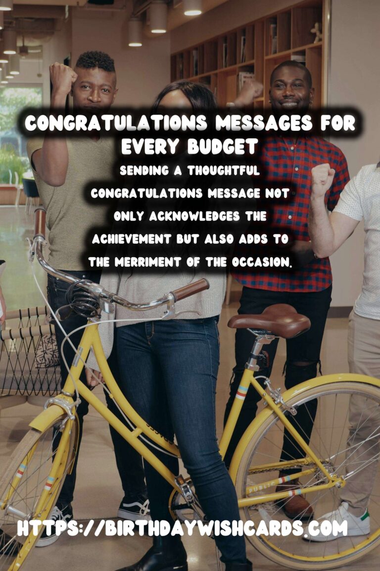 Enriching Congratulations Messages For Every Budget