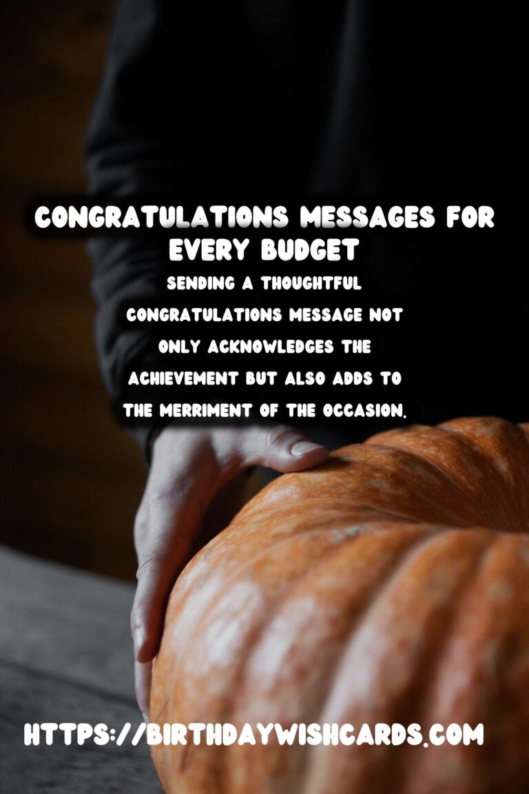 Enriching Congratulations Messages For Every Budget