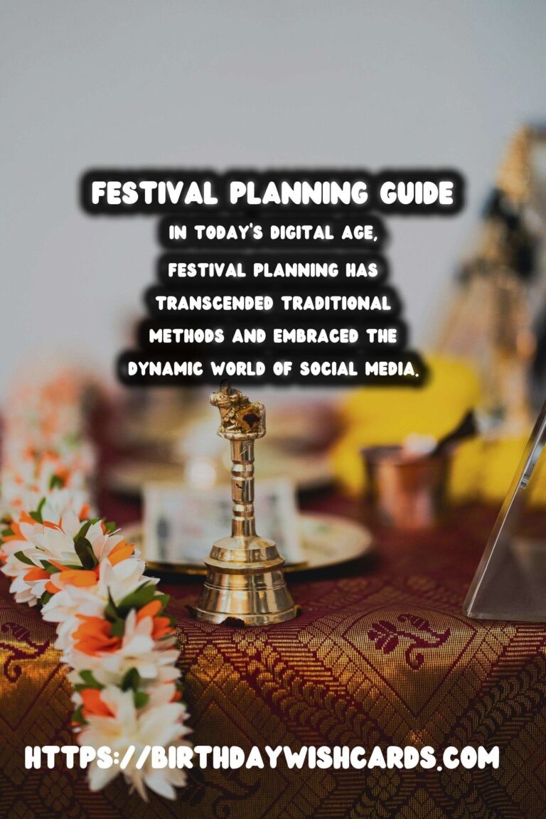 Enriching Festival Planning Guide For Social Media