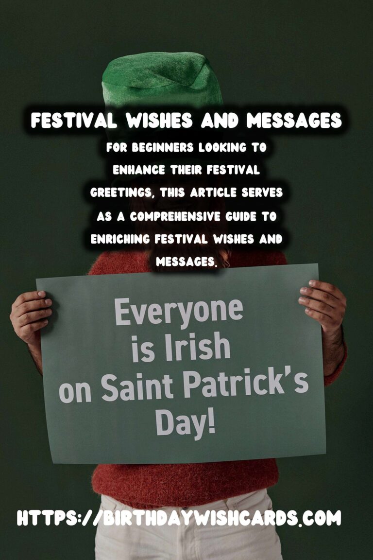 Enriching Festival Wishes and Messages For Beginners