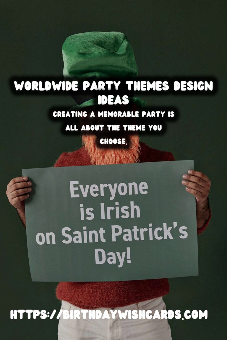 Enriching Ways to Design Worldwide Party Themes
