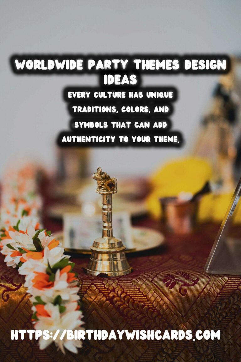 Enriching Ways to Design Worldwide Party Themes