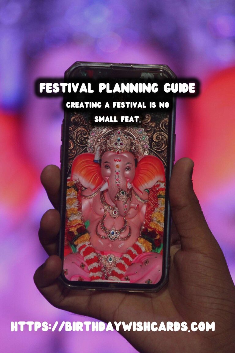 Enriching Ways to Design a Festival Planning Guide
