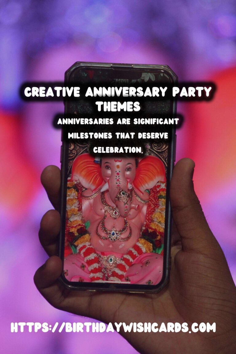 Essential Anniversary Party Themes You’ll Love