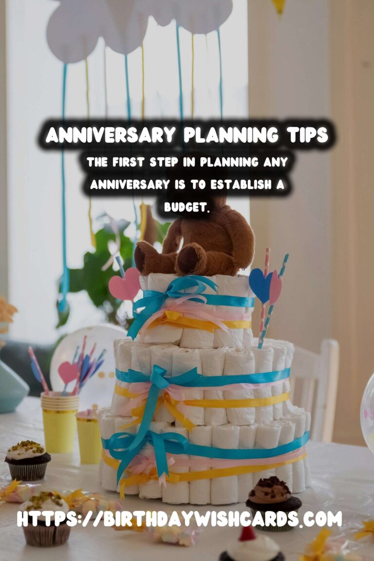 Essential Anniversary Planning Tips For Beginners