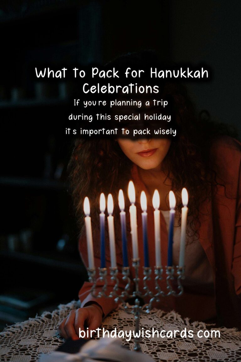 Essential Packing List for Your Hanukkah Trips