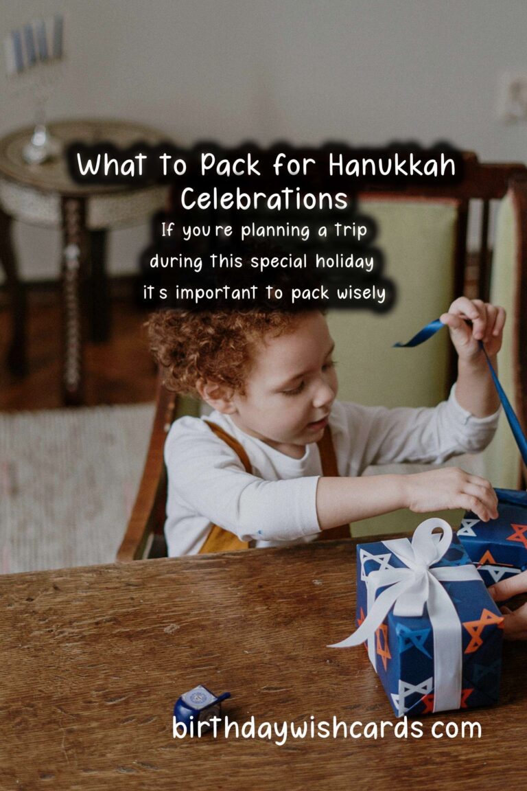 Essential Packing List for Your Hanukkah Trips