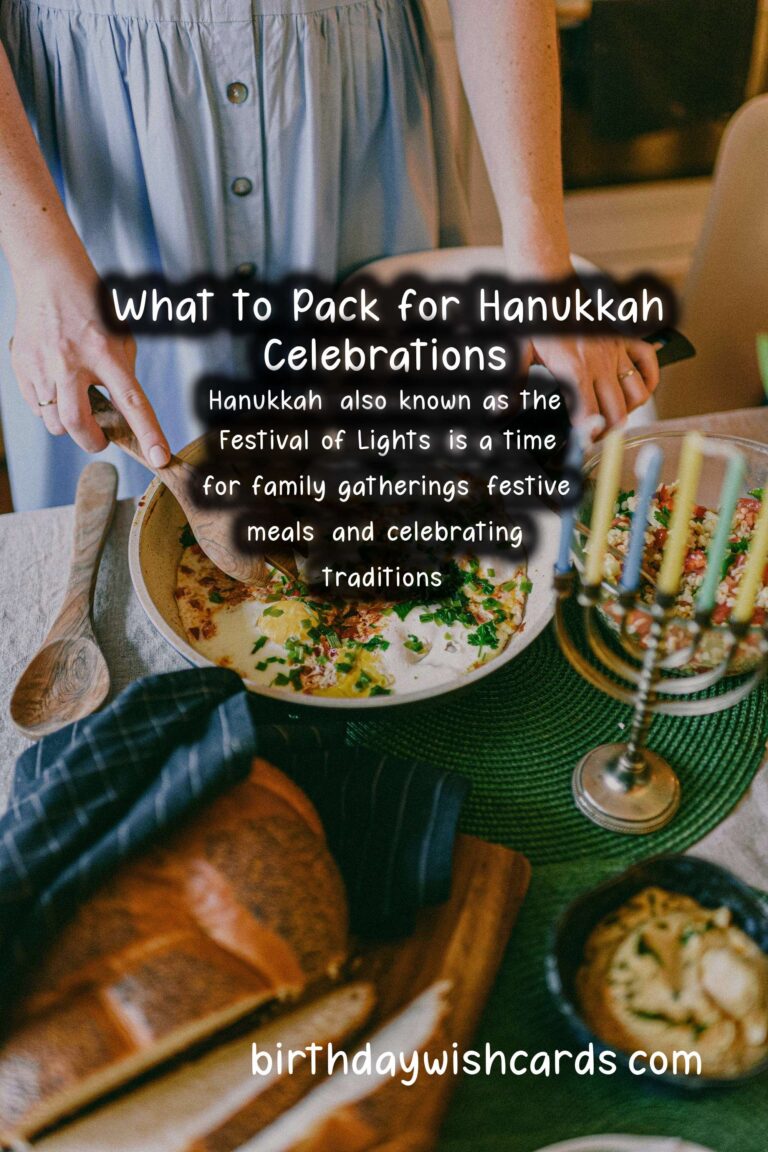 Essential Packing List for Your Hanukkah Trips