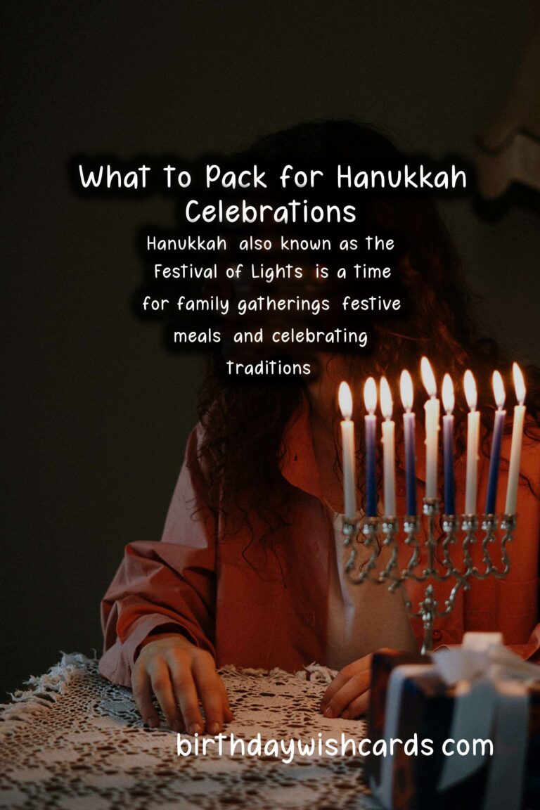 Essential Packing List for Your Hanukkah Trips