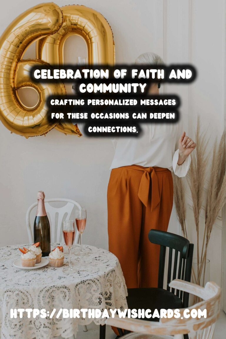 Essential Ways to Customize Faith Celebration Messages