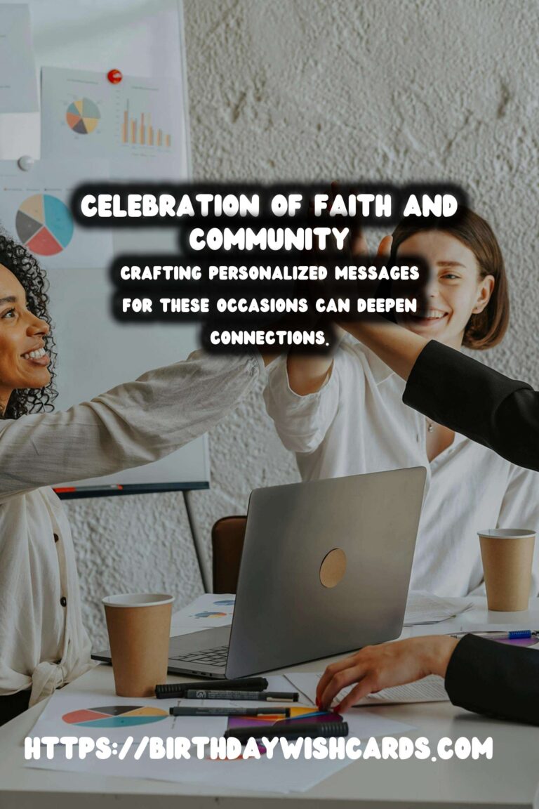 Essential Ways to Customize Faith Celebration Messages