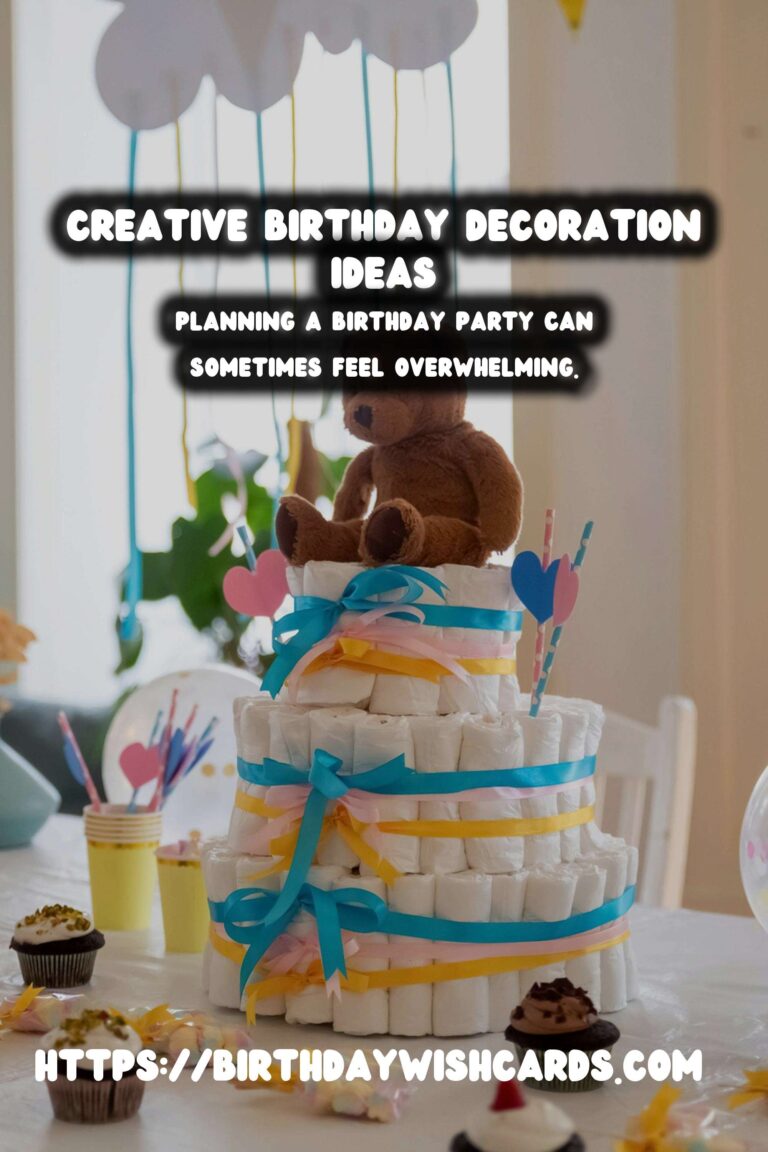 Expert Tips for Last-Minute Birthday Decorations Planning