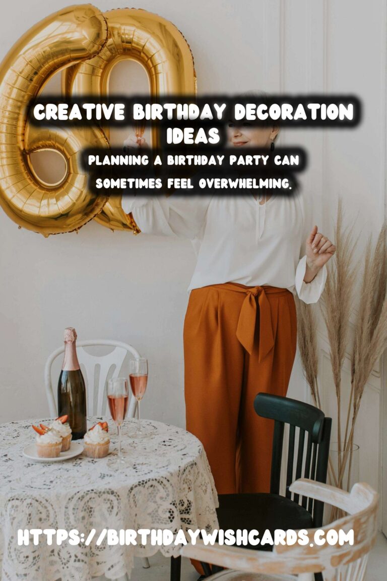 Expert Tips for Last-Minute Birthday Decorations Planning
