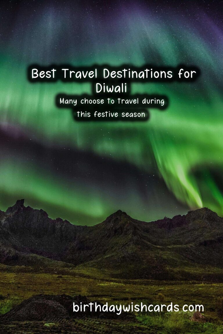 Explore the Best Travel Destinations for Diwali