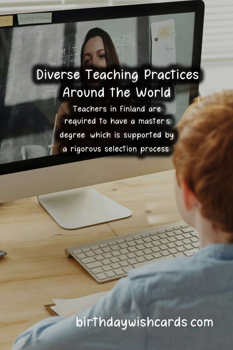 Exploring Teachers in Different Countries: A Global Perspective on Education