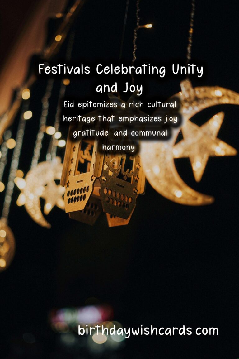 Famous Festivals Similar to Eid: A Celebration of Unity and Joy