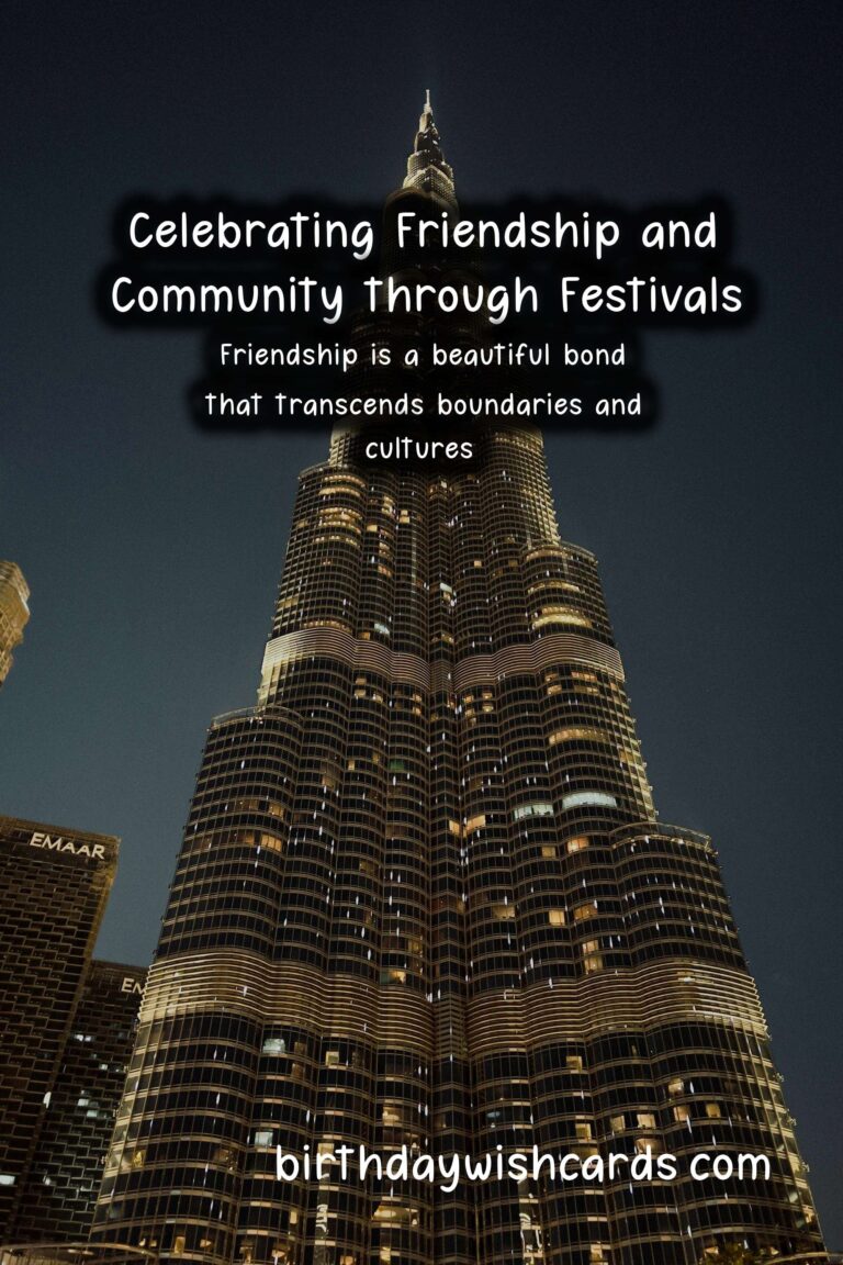 Famous Festivals Similar to Friends: Celebrating Community and Connection