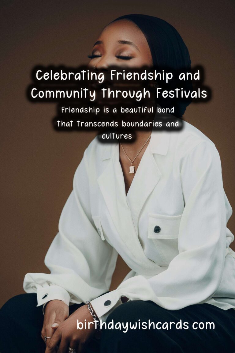 Famous Festivals Similar to Friends: Celebrating Community and Connection