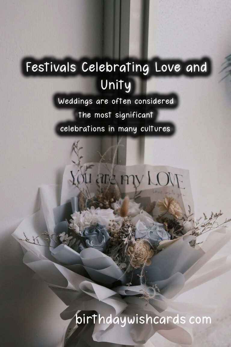 Famous Festivals Similar to Wedding Celebrations
