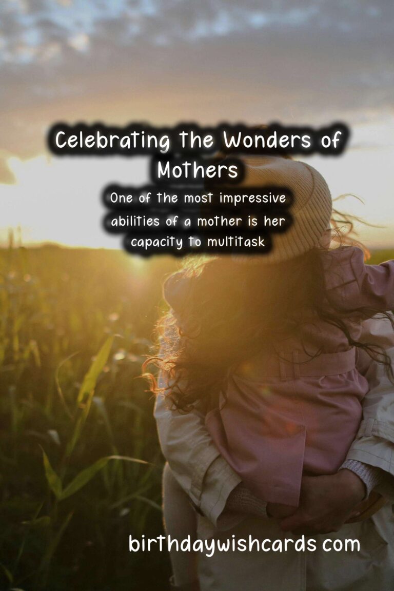 Fascinating Facts About Mom: A Tribute to Motherhood
