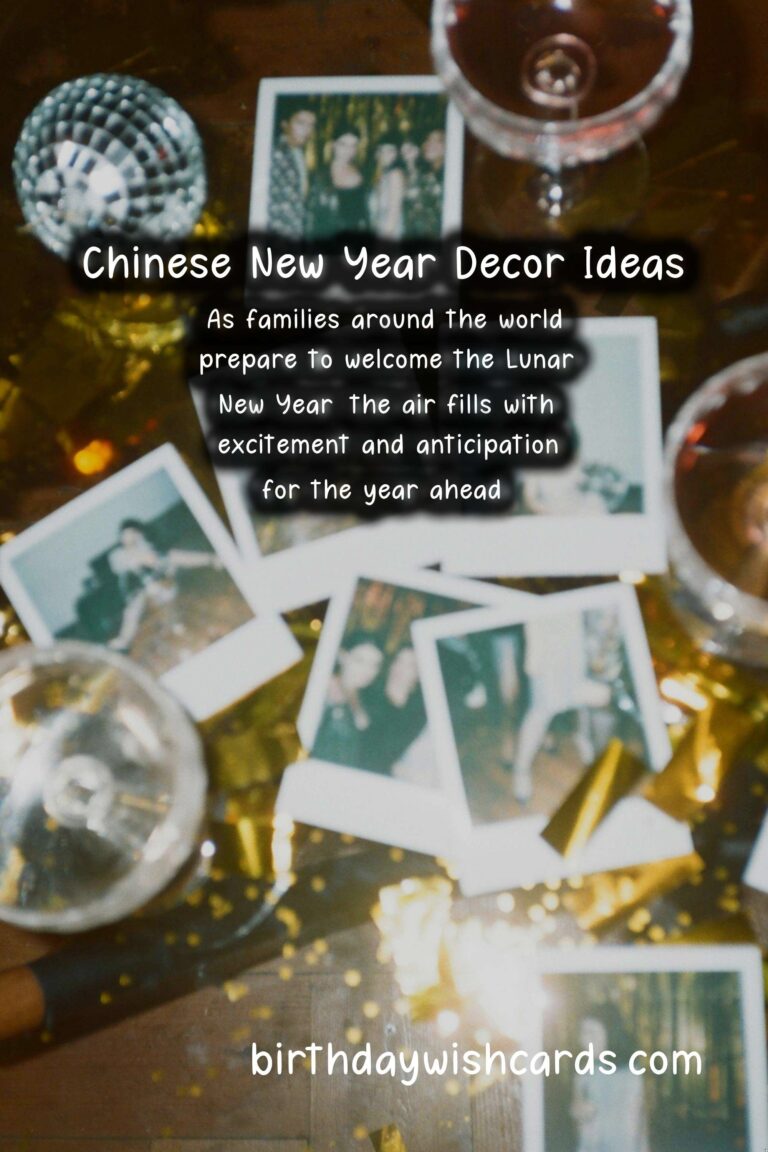 Festive Seasonal Decor Ideas for Chinese New Year