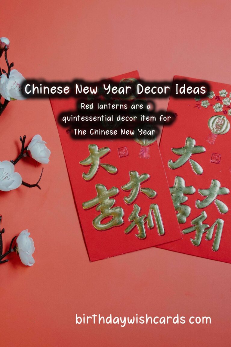 Festive Seasonal Decor Ideas for Chinese New Year