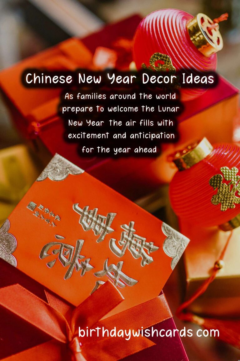 Festive Seasonal Decor Ideas for Chinese New Year