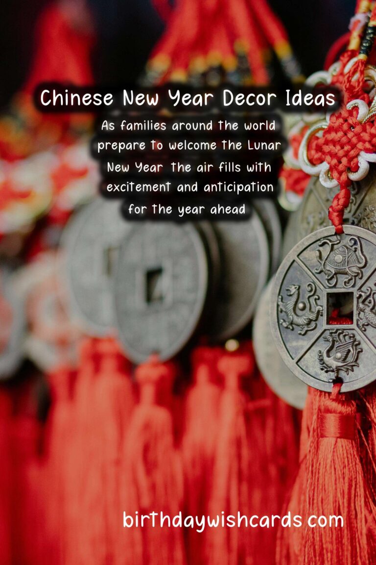 Festive Seasonal Decor Ideas for Chinese New Year