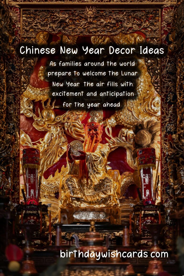 Festive Seasonal Decor Ideas for Chinese New Year