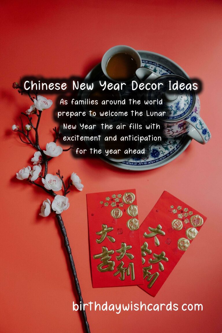 Festive Seasonal Decor Ideas for Chinese New Year