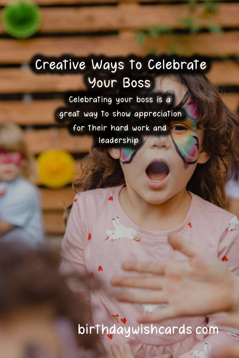Fun Activities to Celebrate Bosses