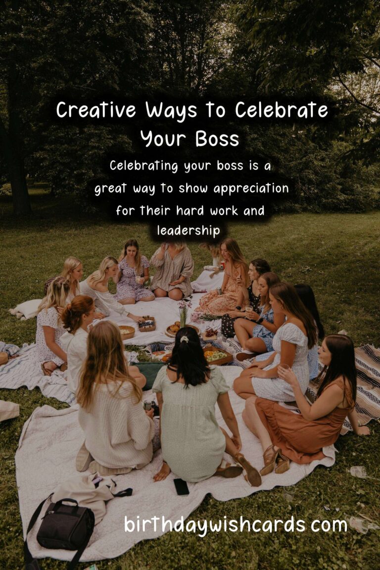 Fun Activities to Celebrate Bosses