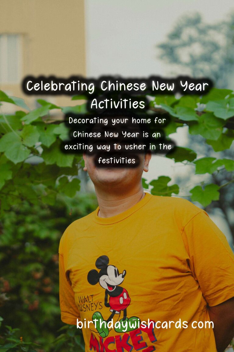 Fun Activities to Celebrate Chinese New Year