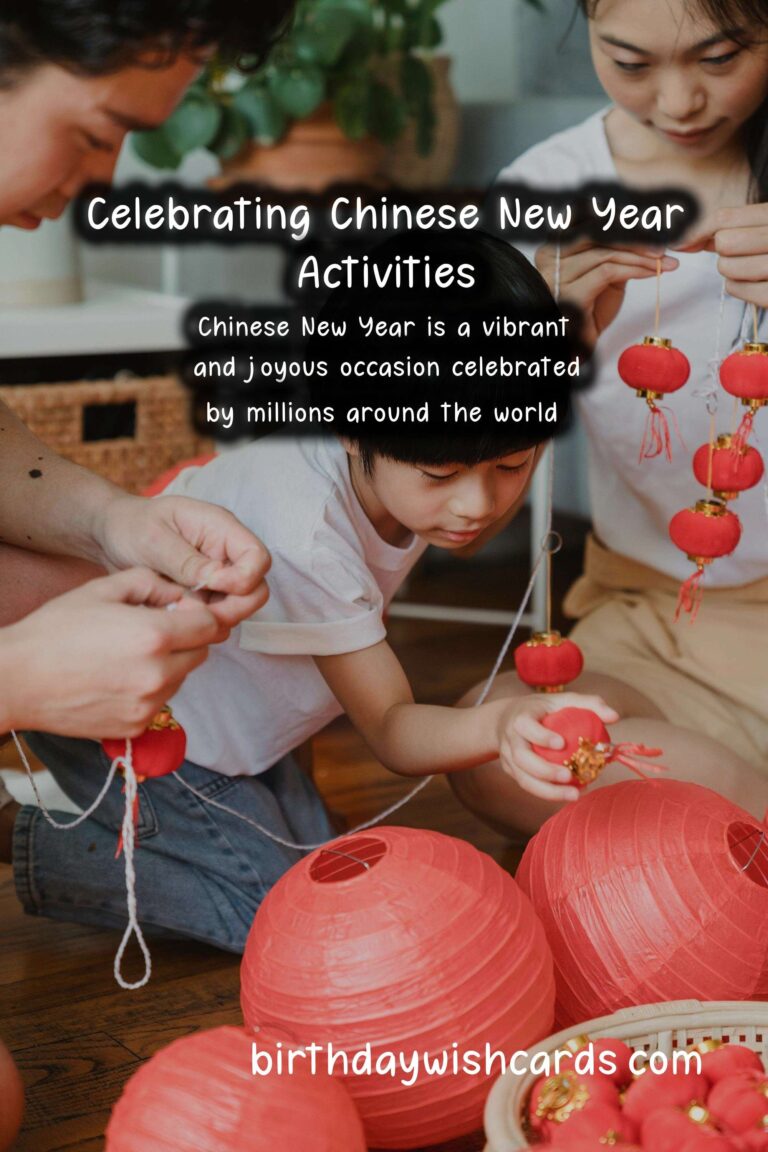 Fun Activities to Celebrate Chinese New Year