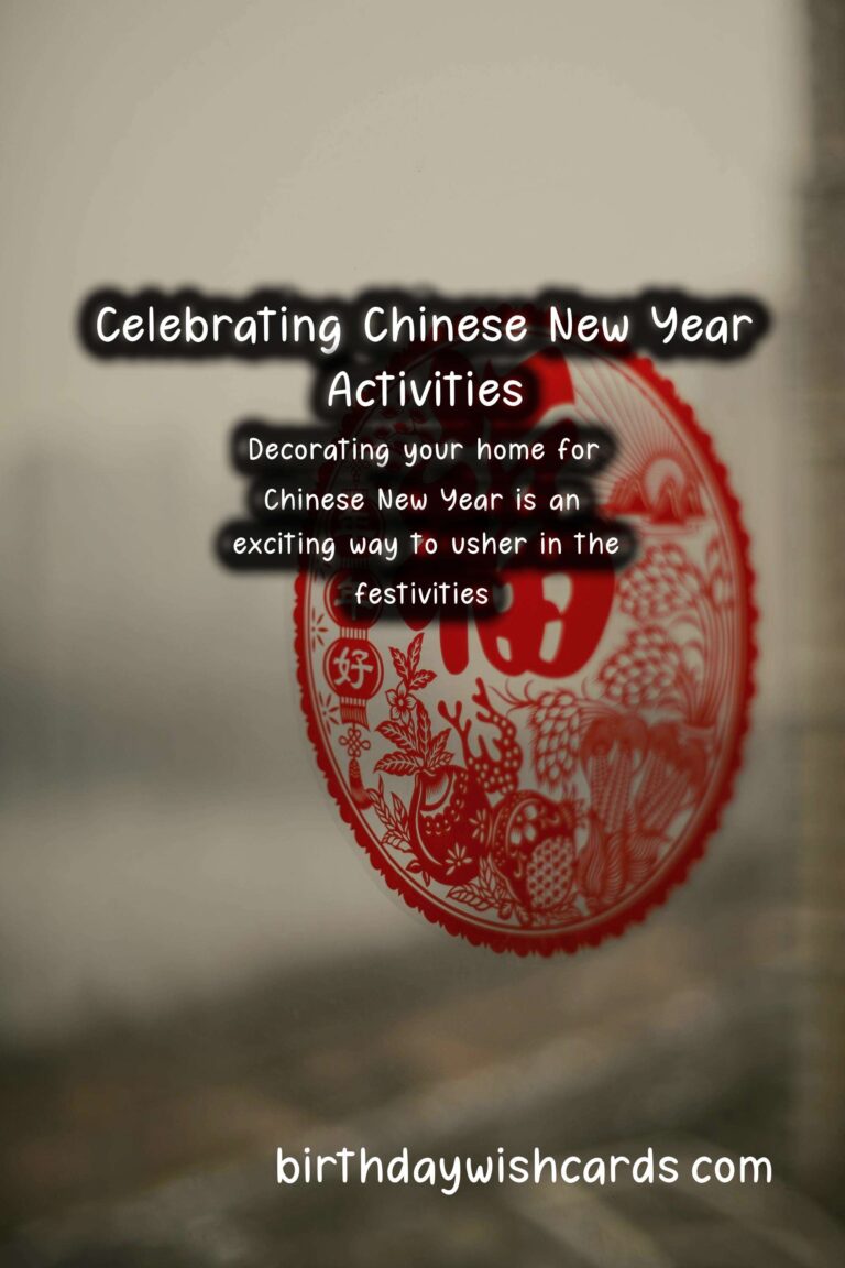 Fun Activities to Celebrate Chinese New Year