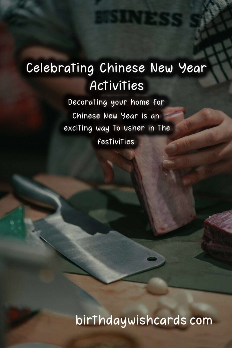 Fun Activities to Celebrate Chinese New Year