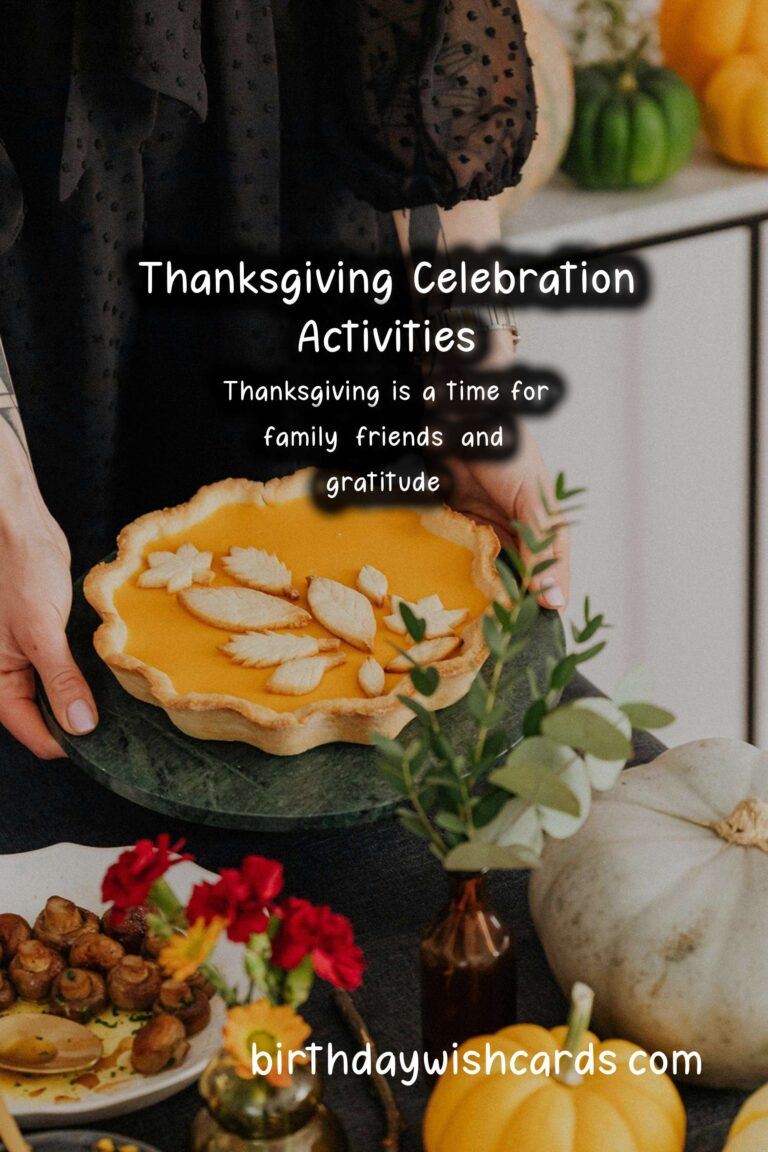 Fun Activities to Celebrate Thanksgiving