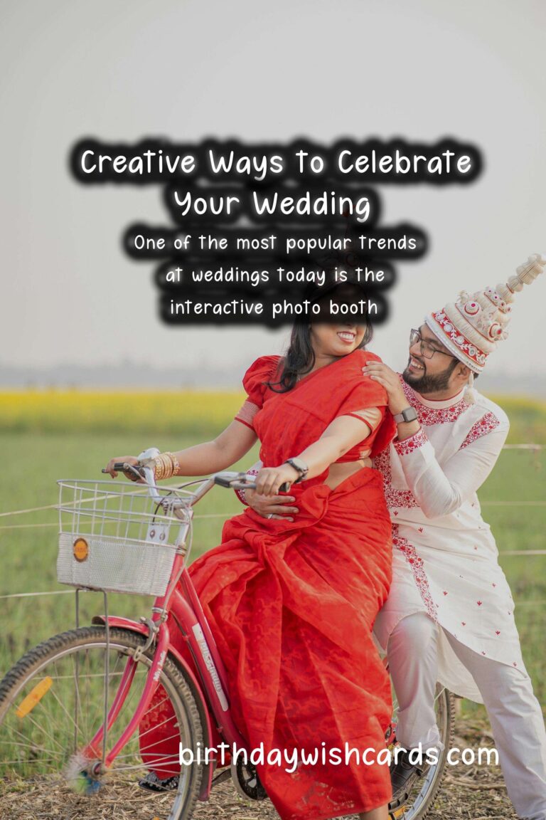 Fun Activities to Celebrate Your Wedding: Creative Ideas for a Memorable Day