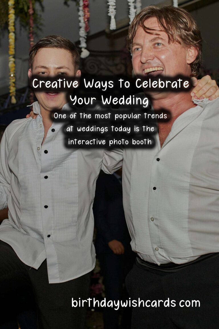Fun Activities to Celebrate Your Wedding: Creative Ideas for a Memorable Day
