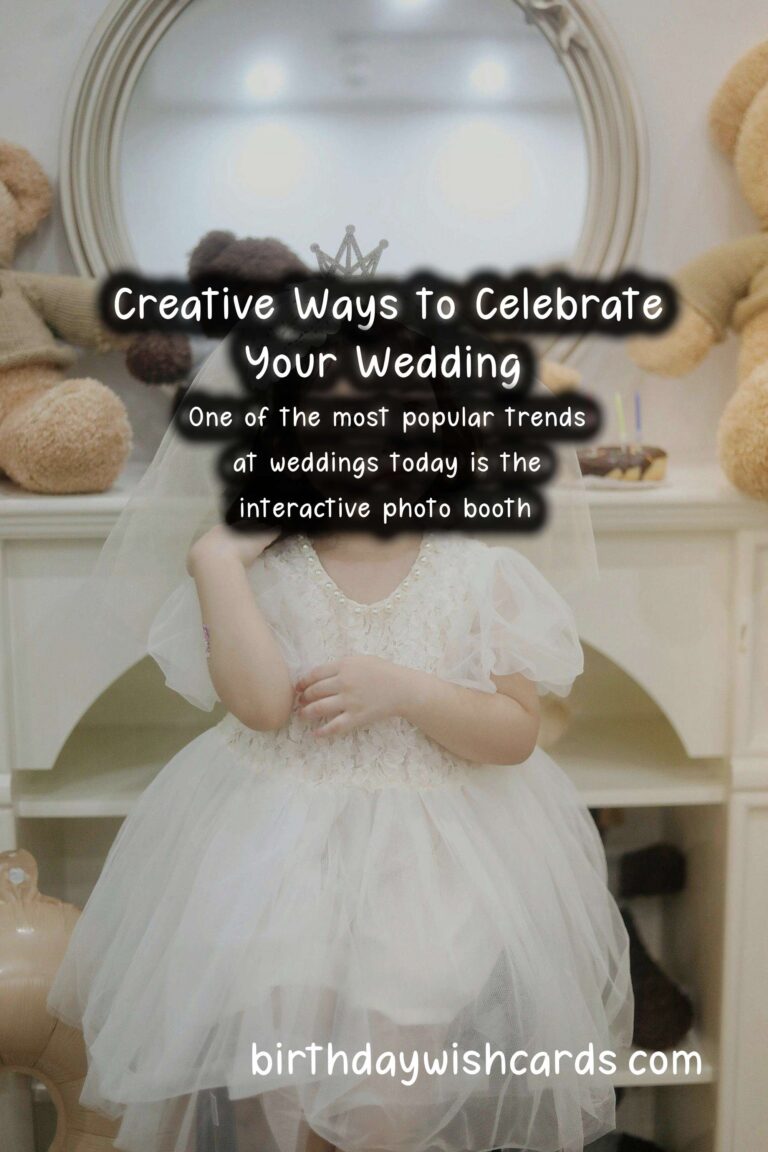 Fun Activities to Celebrate Your Wedding: Creative Ideas for a Memorable Day