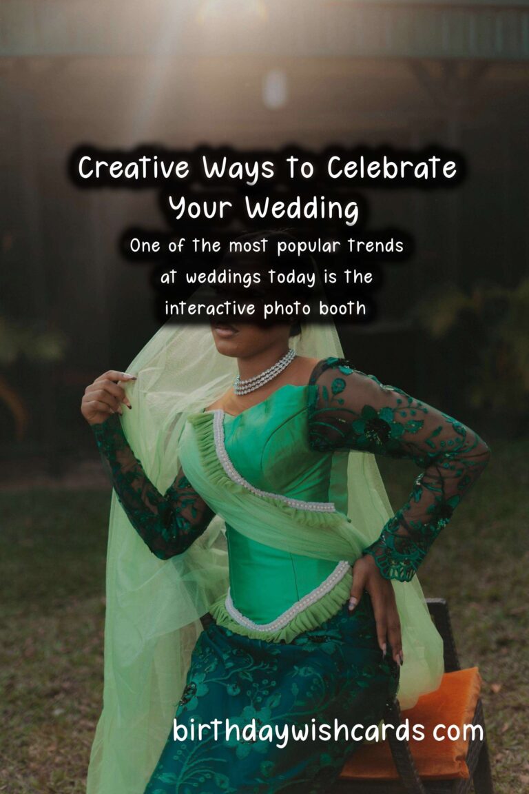 Fun Activities to Celebrate Your Wedding: Creative Ideas for a Memorable Day