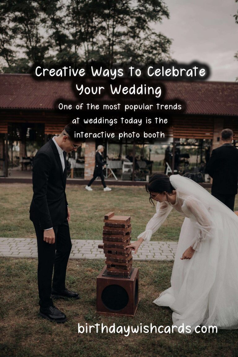 Fun Activities to Celebrate Your Wedding: Creative Ideas for a Memorable Day