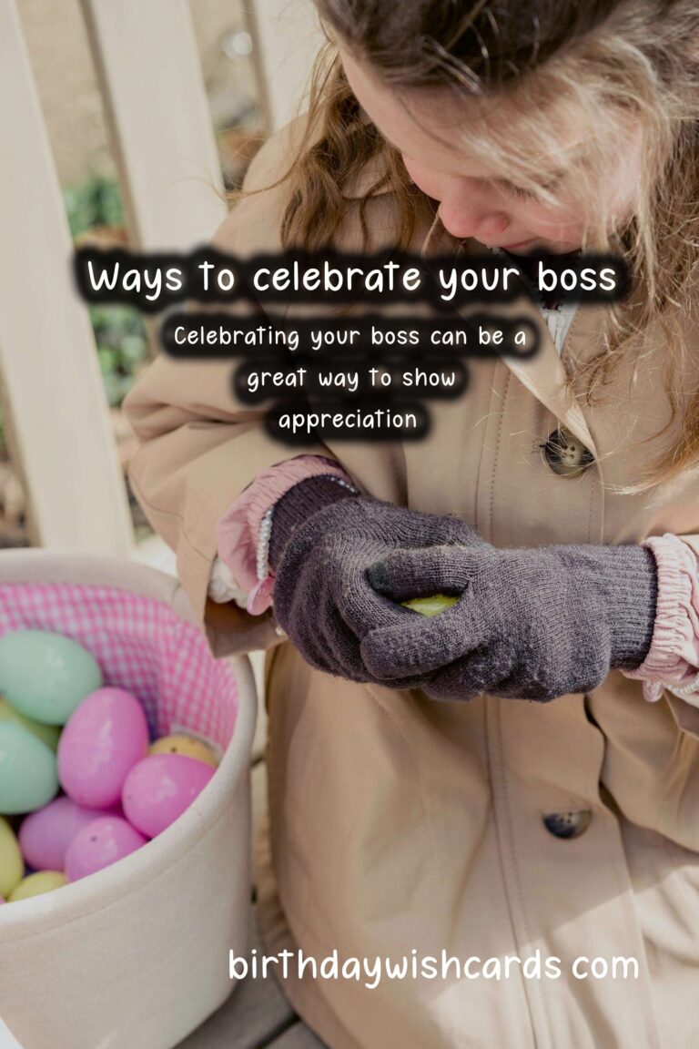 Fun Ways to Celebrate Bosses