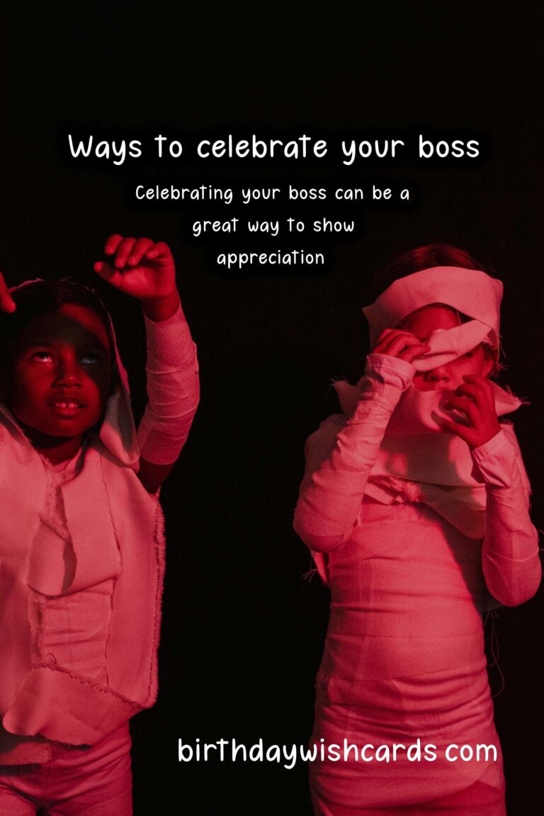 Fun Ways to Celebrate Bosses